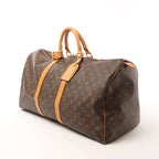 Louis Vuitton Keepall 55 Monogram Canvas Travel Bag in Brown M41424