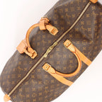 Louis Vuitton Keepall 55 Monogram Canvas Travel Bag in Brown M41424