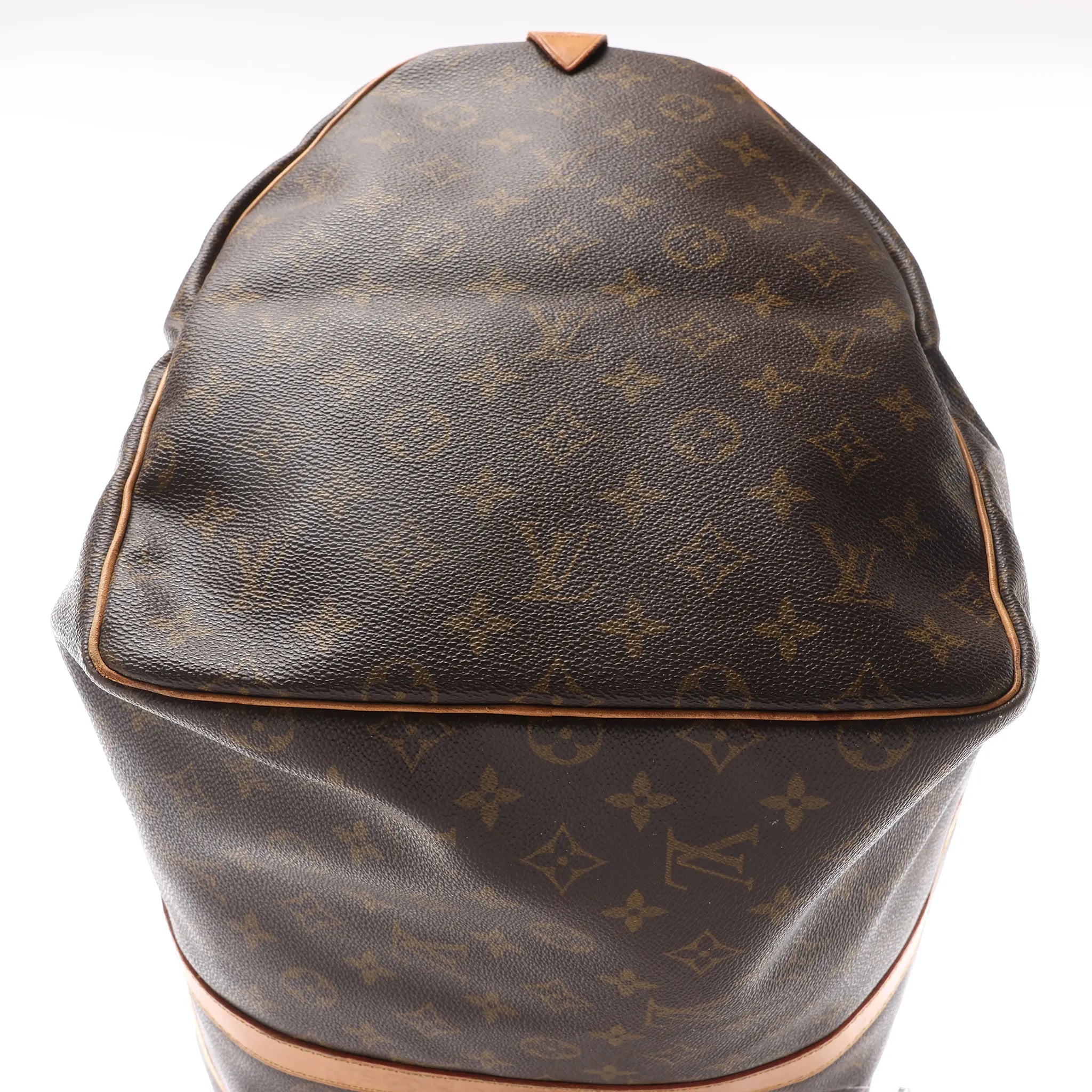 Louis Vuitton Keepall 55 Monogram Canvas Travel Bag in Brown M41424