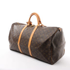 Louis Vuitton Keepall 55 Monogram Canvas Travel Bag in Brown M41424