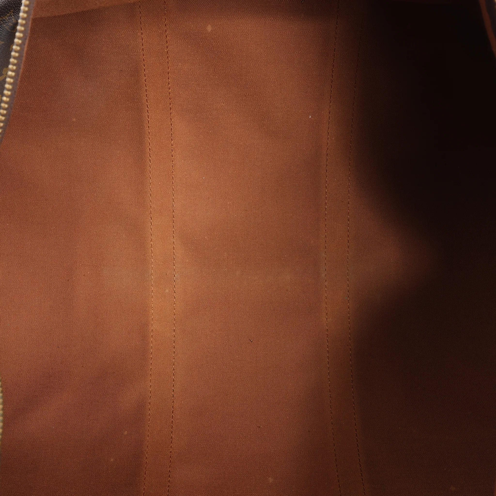 Louis Vuitton Keepall 55 Monogram Canvas Travel Bag in Brown
