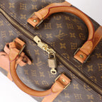 Louis Vuitton Keepall 55 Monogram Canvas Travel Bag in Brown