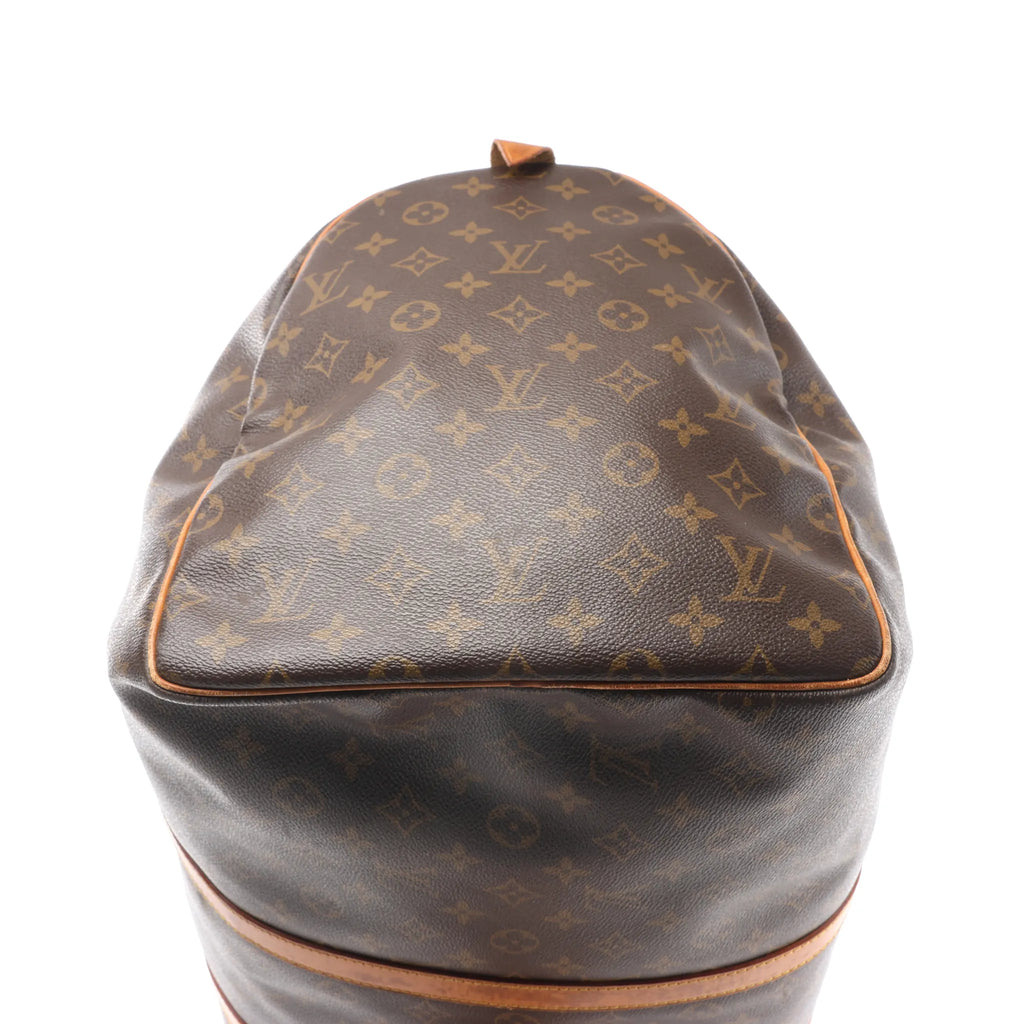 Louis Vuitton Keepall 55 Monogram Canvas Travel Bag in Brown M41424