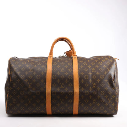 Louis Vuitton Monogram Canvas Keepall 55 Travel Bag M41424