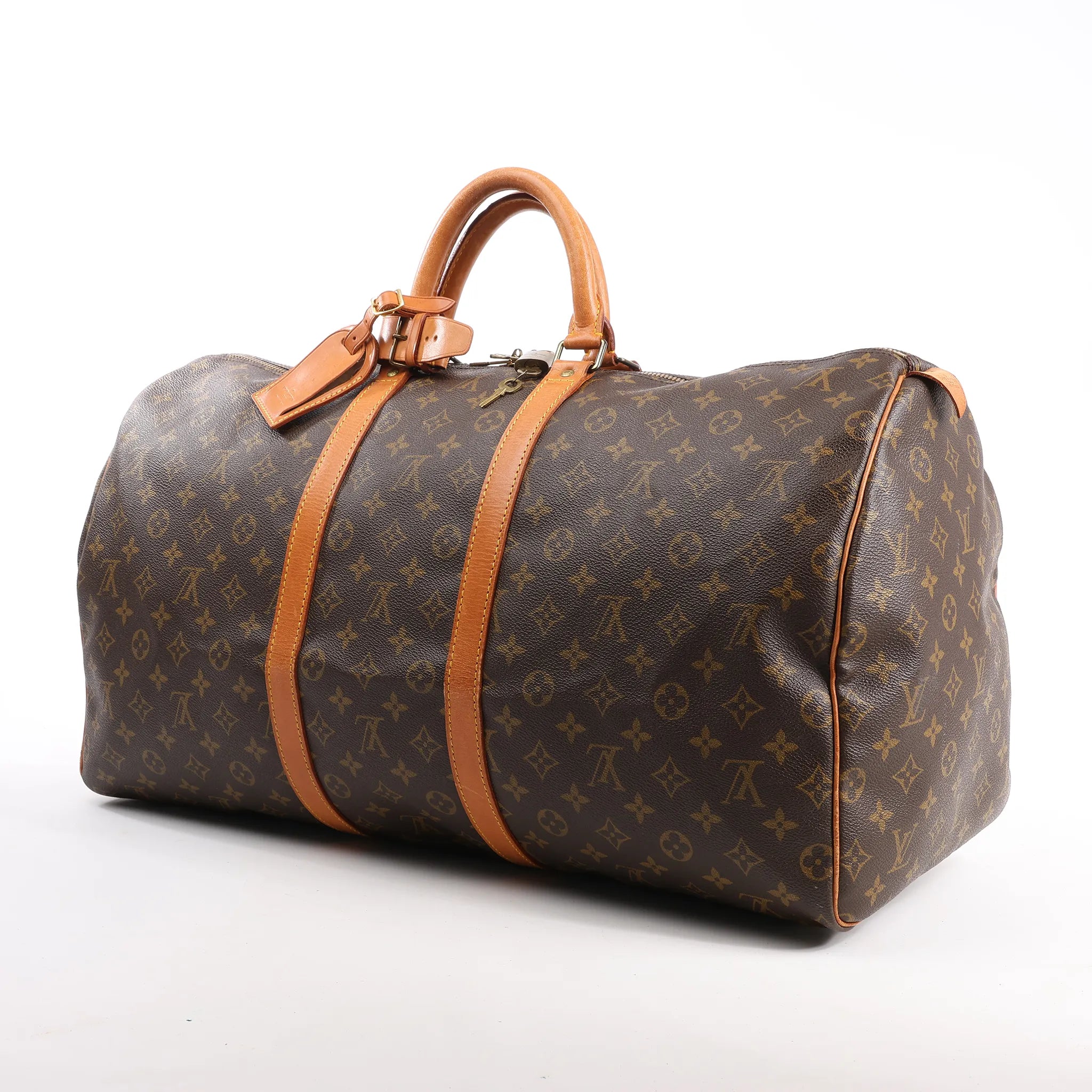 Louis Vuitton Monogram Canvas Keepall 55 Travel Bag M41424