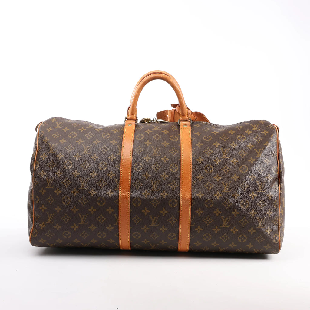 Louis Vuitton Monogram Canvas Keepall 55 Travel Bag M41424