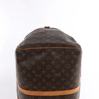 Bolsa de viaje Louis Vuitton Keepall 55 Monogram de lona en marrón M41424