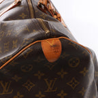 Bolsa de viaje Louis Vuitton Keepall 55 Monogram de lona en marrón M41424