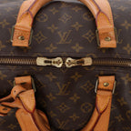 Bolsa de viaje Louis Vuitton Keepall 55 Monogram de lona en marrón M41424