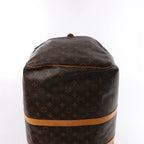 Bolsa de viaje Louis Vuitton Keepall 55 Monogram de lona en marrón M41424