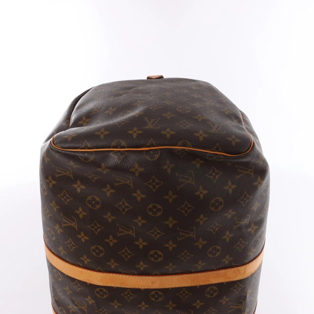 Bolsa de viaje Louis Vuitton Keepall 55 Monogram de lona en marrón M41424