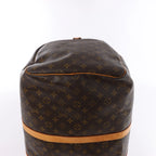 Bolsa de viaje Louis Vuitton Keepall 55 Monogram de lona en marrón M41424
