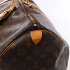 Bolsa de viaje Louis Vuitton Keepall 55 Monogram de lona en marrón M41424