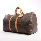 Louis Vuitton Monogram Canvas Keepall 55 Travel Bag M41424