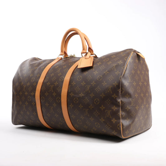 Louis Vuitton Monogram Canvas Keepall 55 Travel Bag M41424