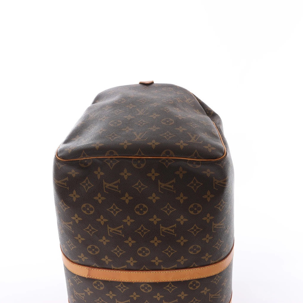 Louis Vuitton Keepall 55 Monogram Canvas Travel Bag in Brown M41424