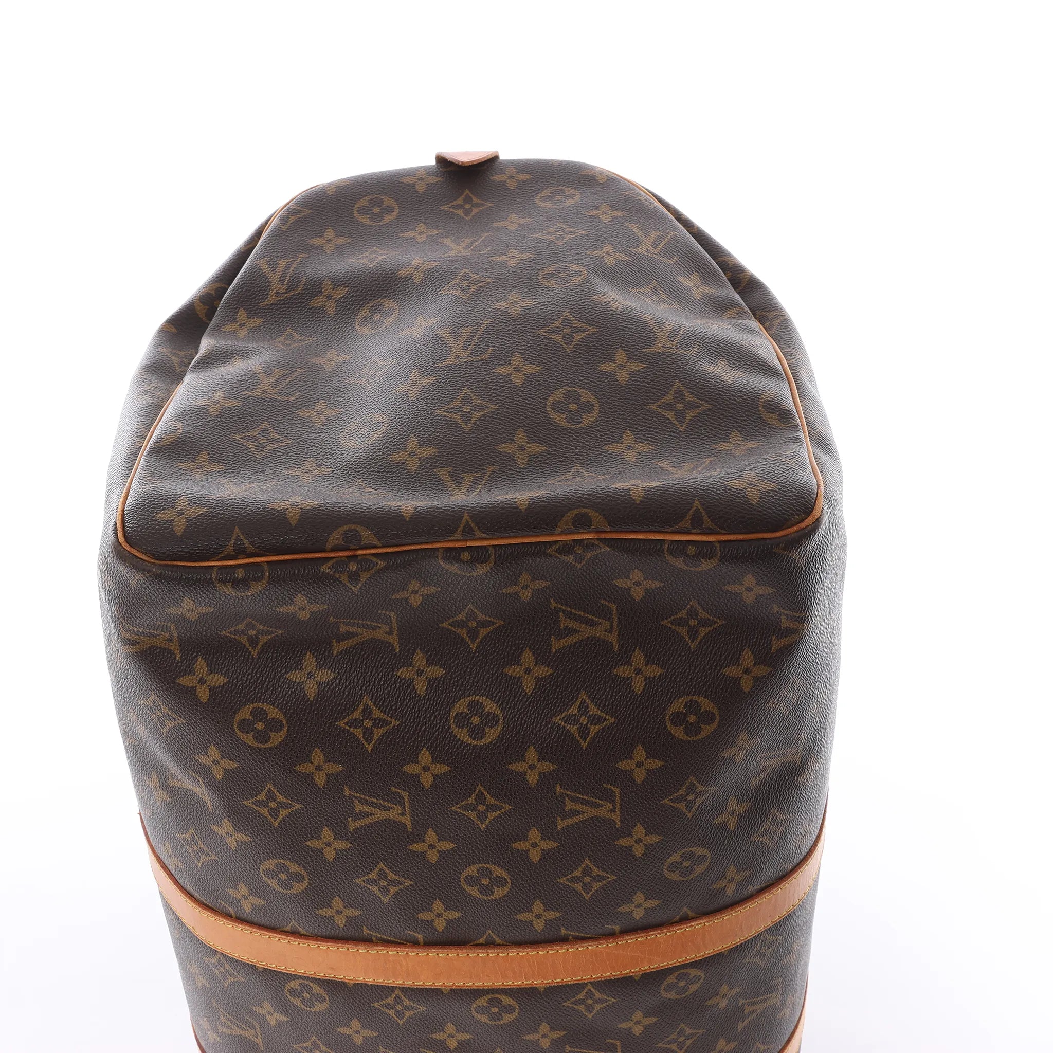 Louis Vuitton Keepall 55 Monogram Canvas Travel Bag in Brown M41424