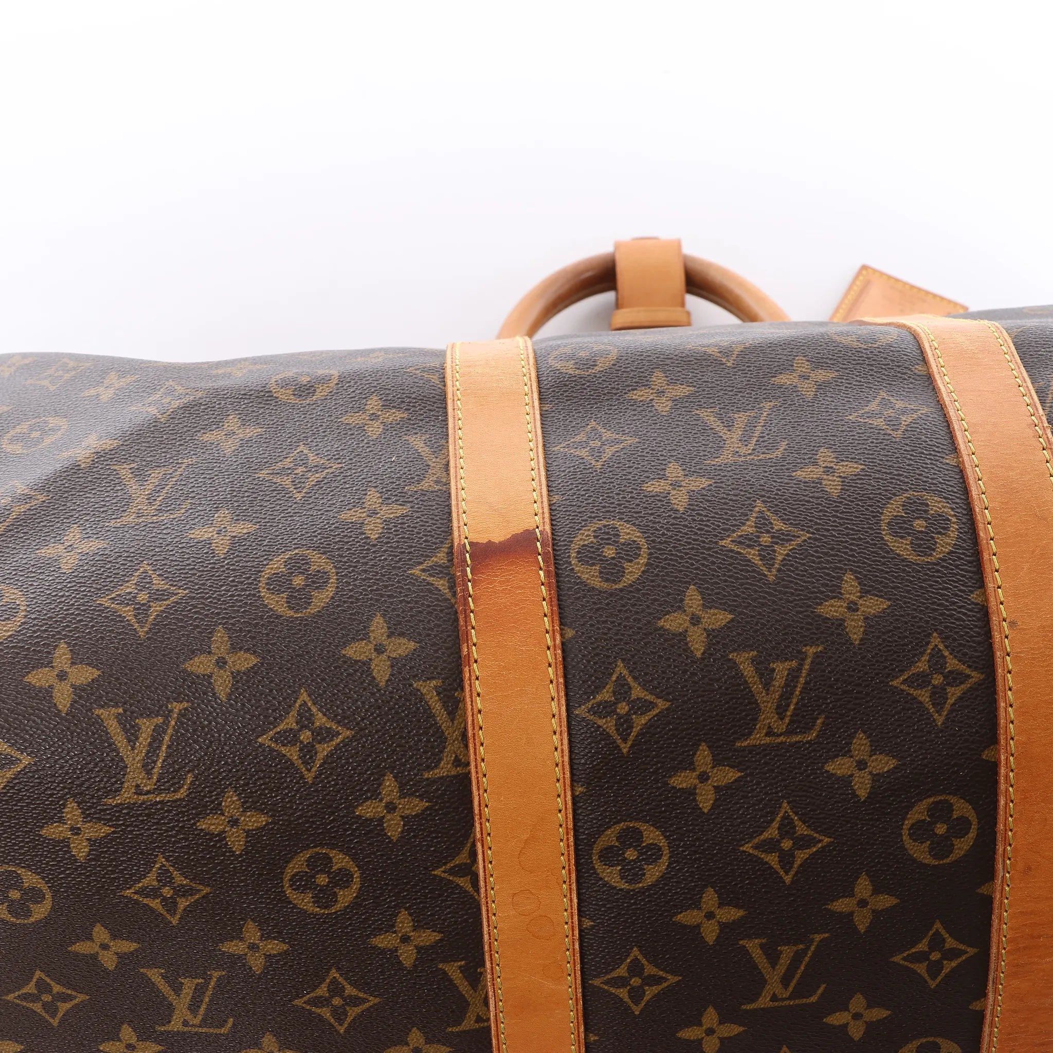 Louis Vuitton Keepall 55 Monogram Canvas Travel Bag in Brown M41424