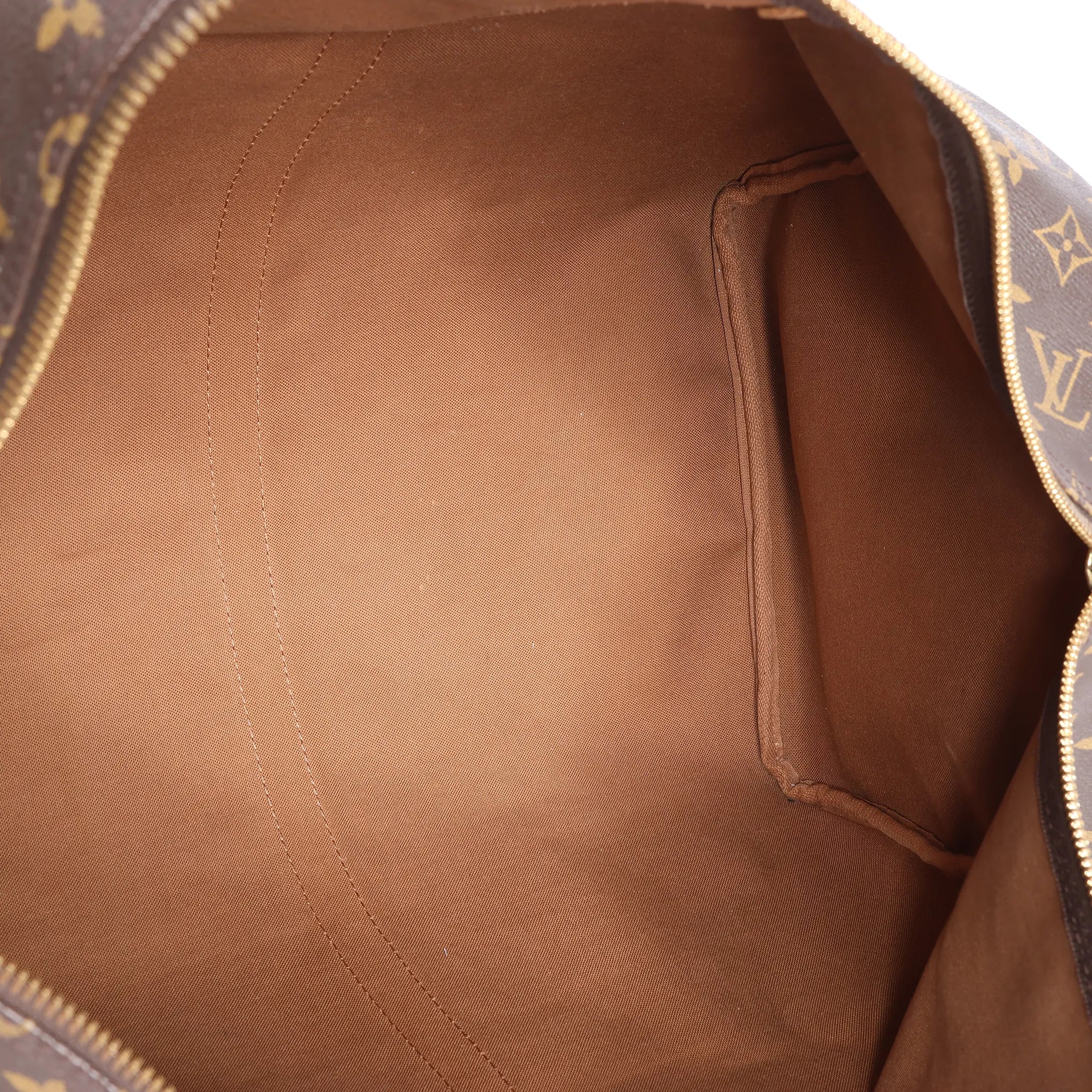Louis Vuitton Keepall 55 Monogram Canvas Travel Bag in Brown M41424