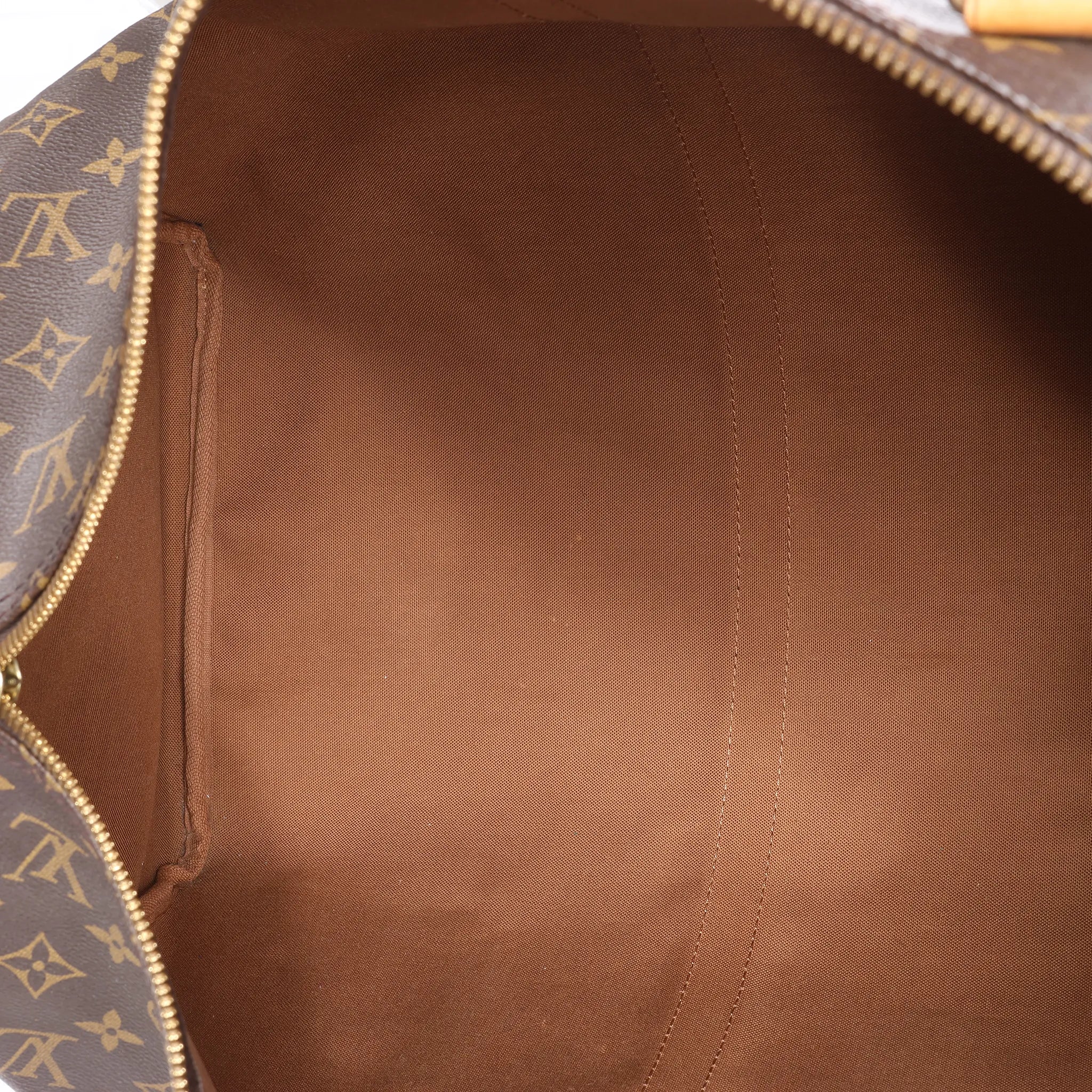 Louis Vuitton Keepall 55 Monogram Canvas Travel Bag in Brown M41424