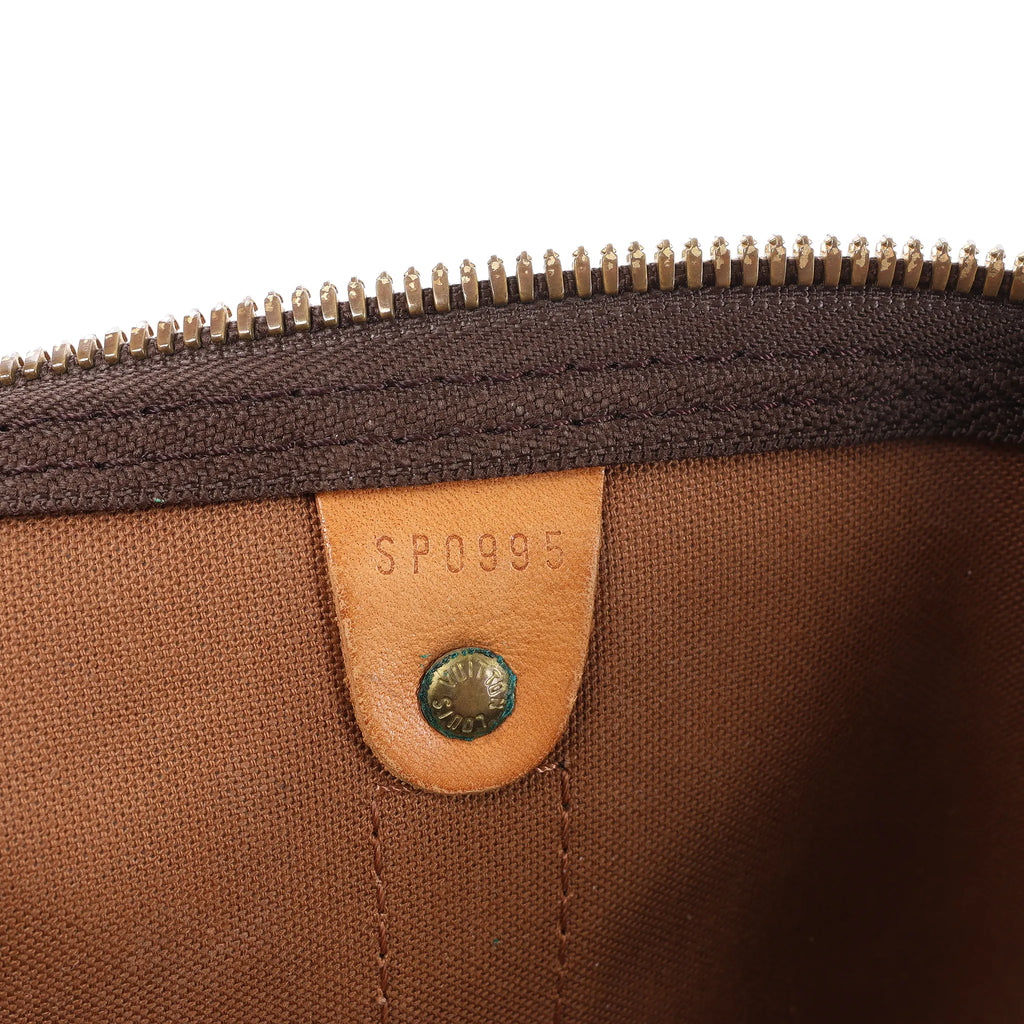 Louis Vuitton Keepall 55 Monogram Canvas Travel Bag in Brown M41424