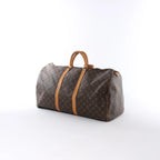 Louis Vuitton Keepall 55 Monogram Canvas Travel Bag in Brown M41424