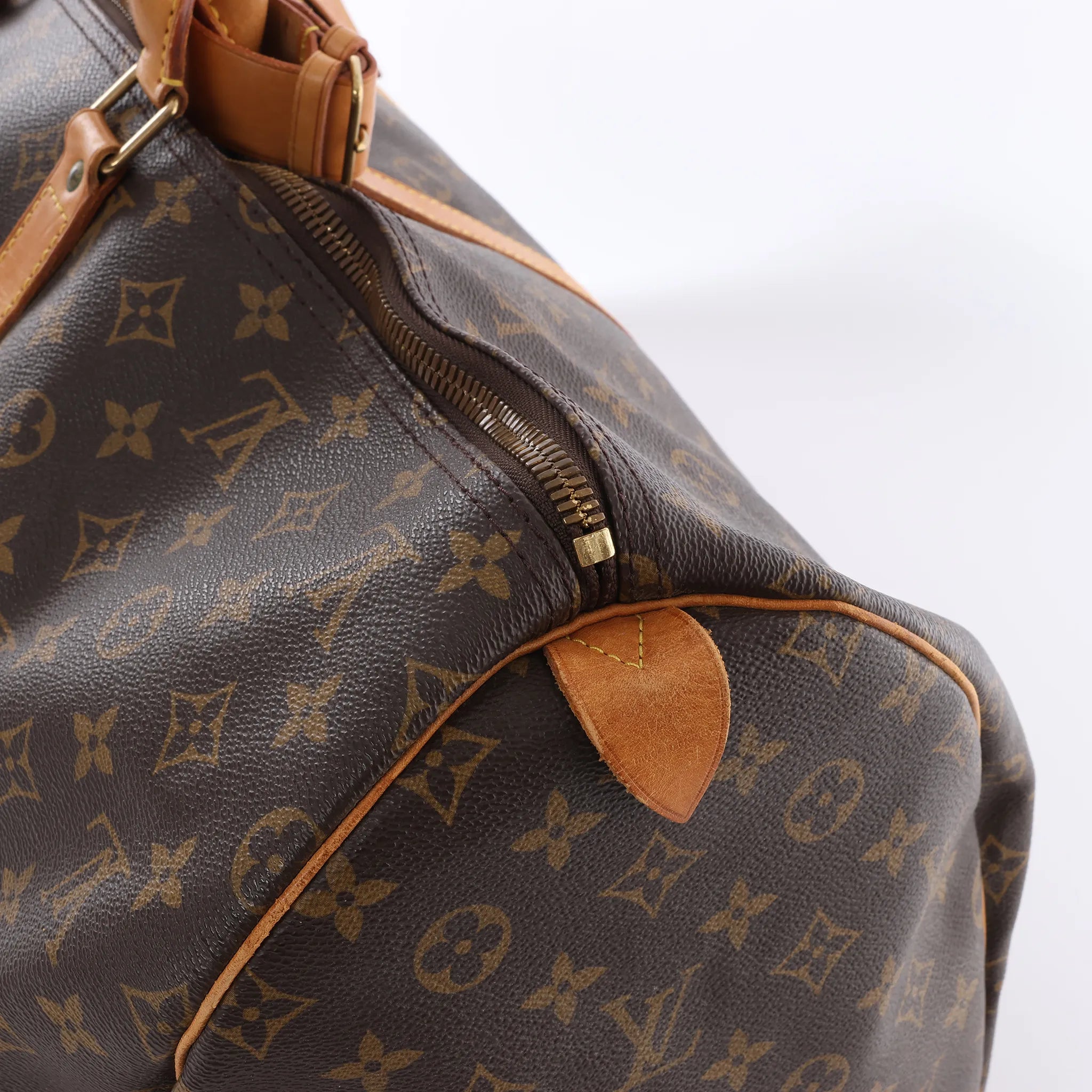 Louis Vuitton Keepall 55 Monogram Canvas Travel Bag in Brown M41424