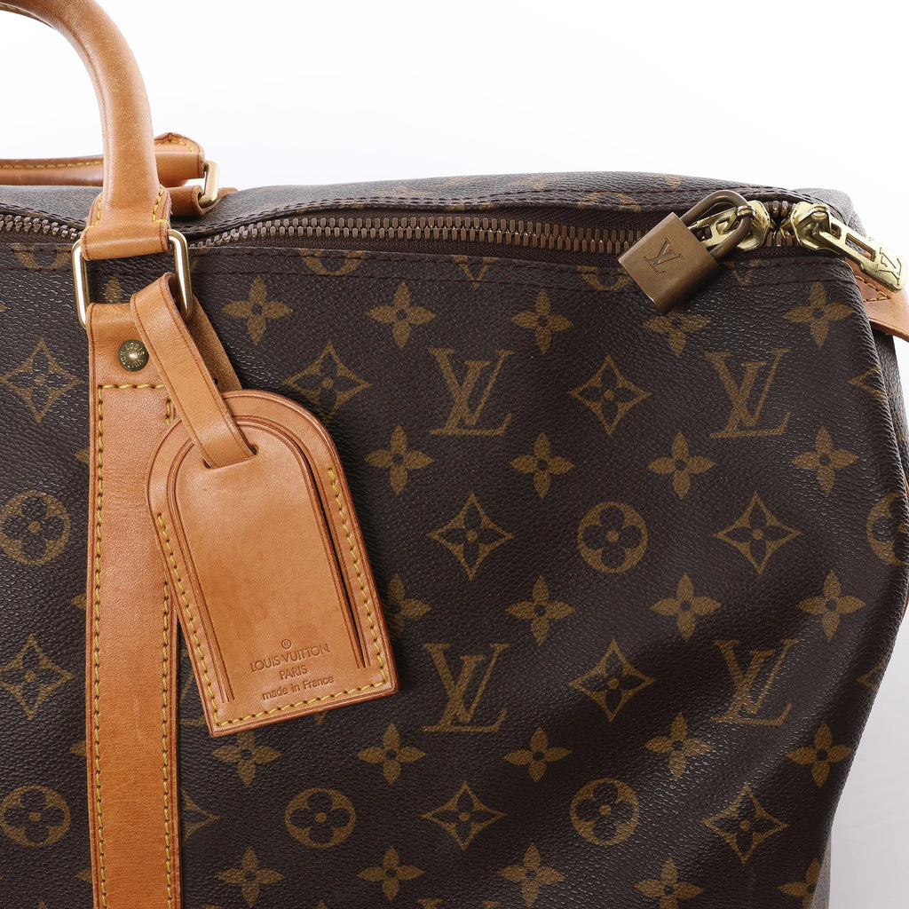 Louis Vuitton Keepall 55 Monogram Canvas Travel Bag in Brown M41424