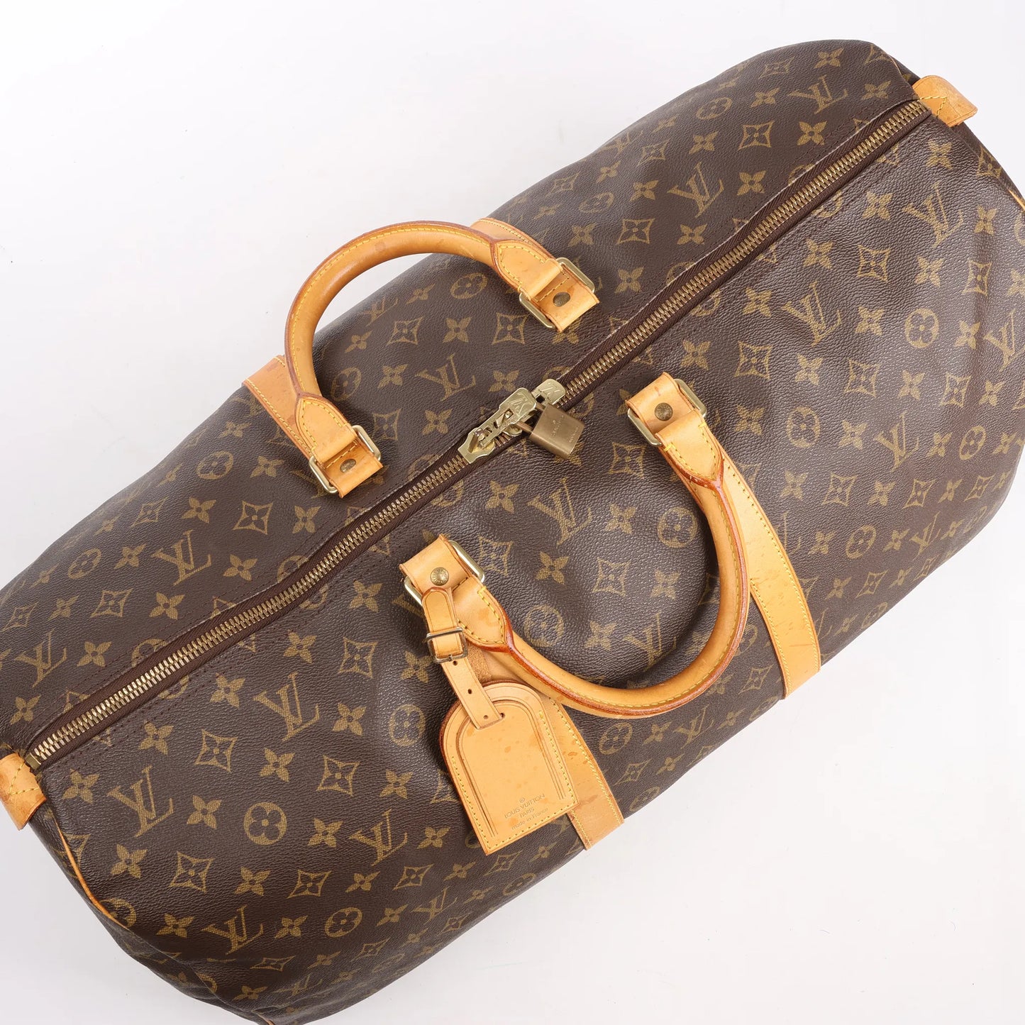 Louis Vuitton Monogram Canvas Keepall 55 Travel Bag M41424