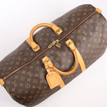 Louis Vuitton Monogram Canvas Keepall 55 Travel Bag M41424