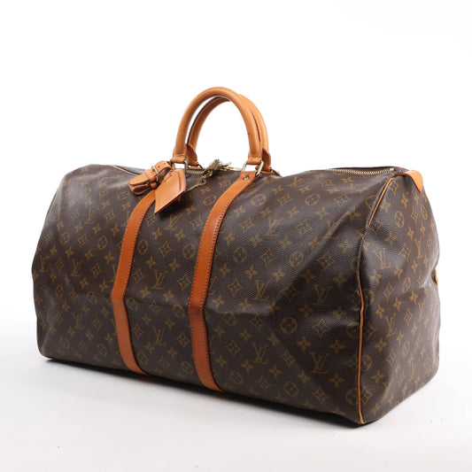 Louis Vuitton Monogram Canvas Keepall 55 Travel Bag M41424