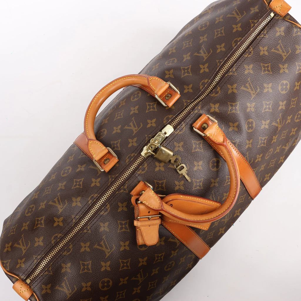 Louis Vuitton Monogram Canvas Keepall 55 Travel Bag M41424