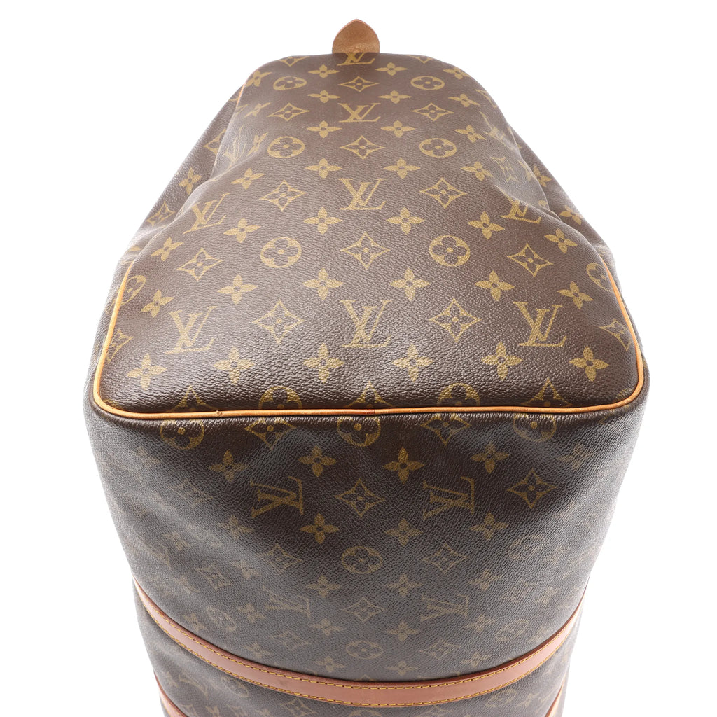 Louis Vuitton Keepall 55 Monogram Canvas Travel Bag in Brown M41424