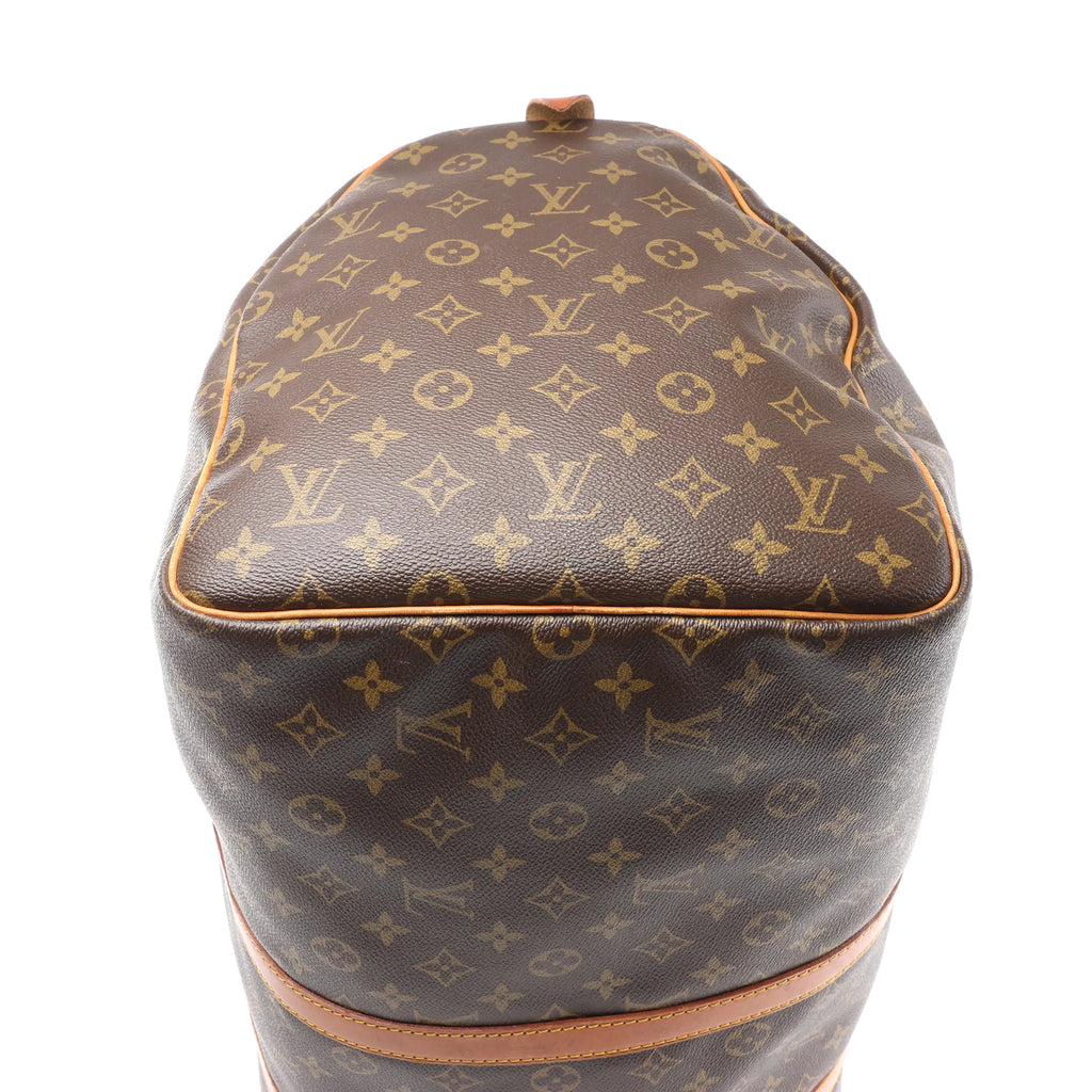 Louis Vuitton Keepall 55 Monogram Canvas Travel Bag in Brown M41424