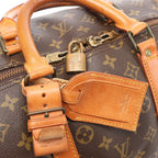 Louis Vuitton Keepall 55 Monogram Canvas Travel Bag in Brown M41424