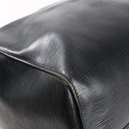 Louis Vuitton Epi Leather Keepall 60 Travel Bag in Black M42942