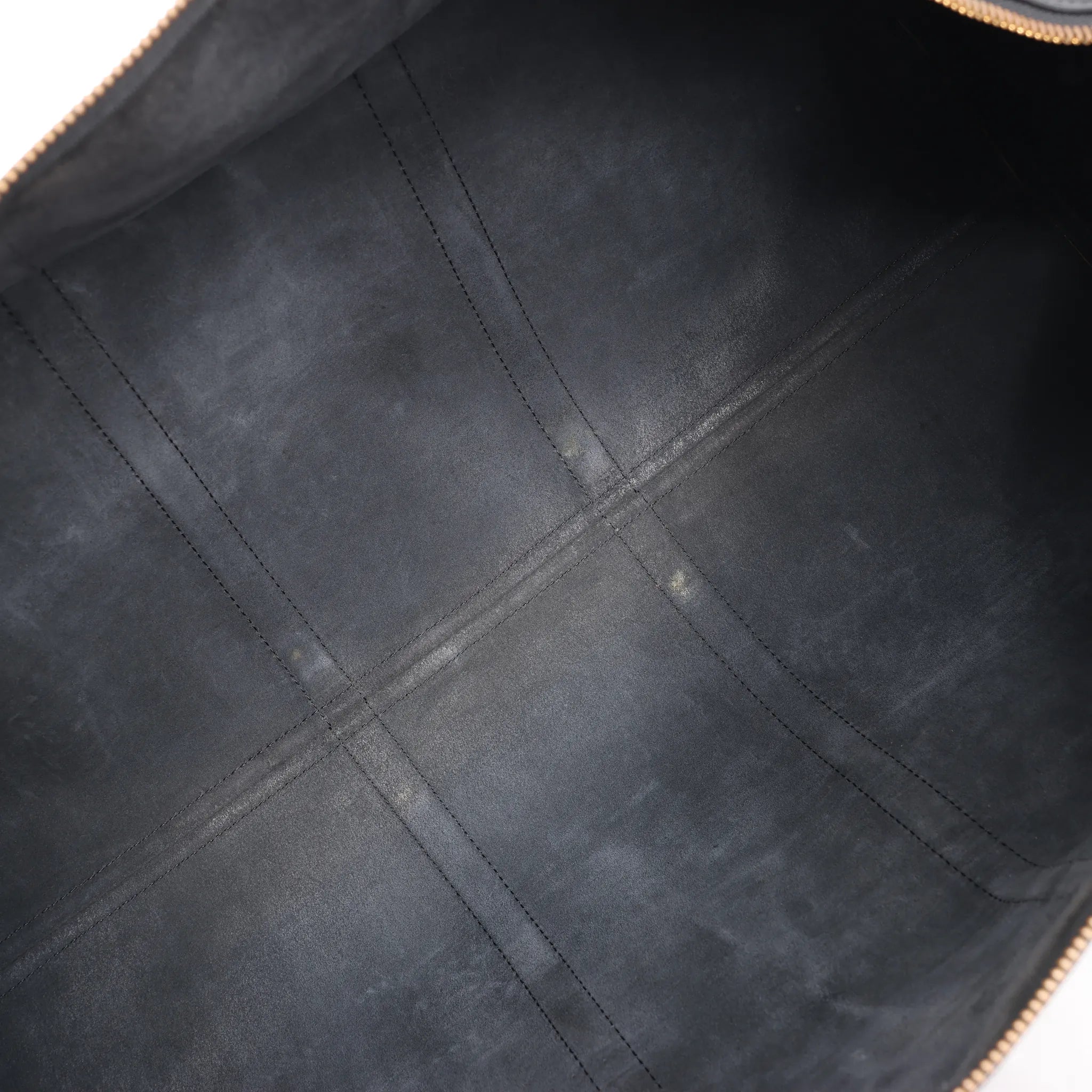 Louis Vuitton Epi Leather Keepall 60 Travel Bag in Black M42942