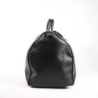 Louis Vuitton Epi Leather Keepall 60 Travel Bag in Black M42942