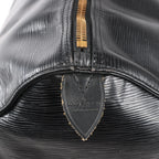 Louis Vuitton Epi Leather Keepall 60 Travel Bag in Black M42942