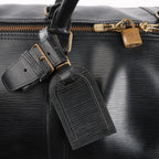 Louis Vuitton Epi Leather Keepall 60 Travel Bag in Black M42942