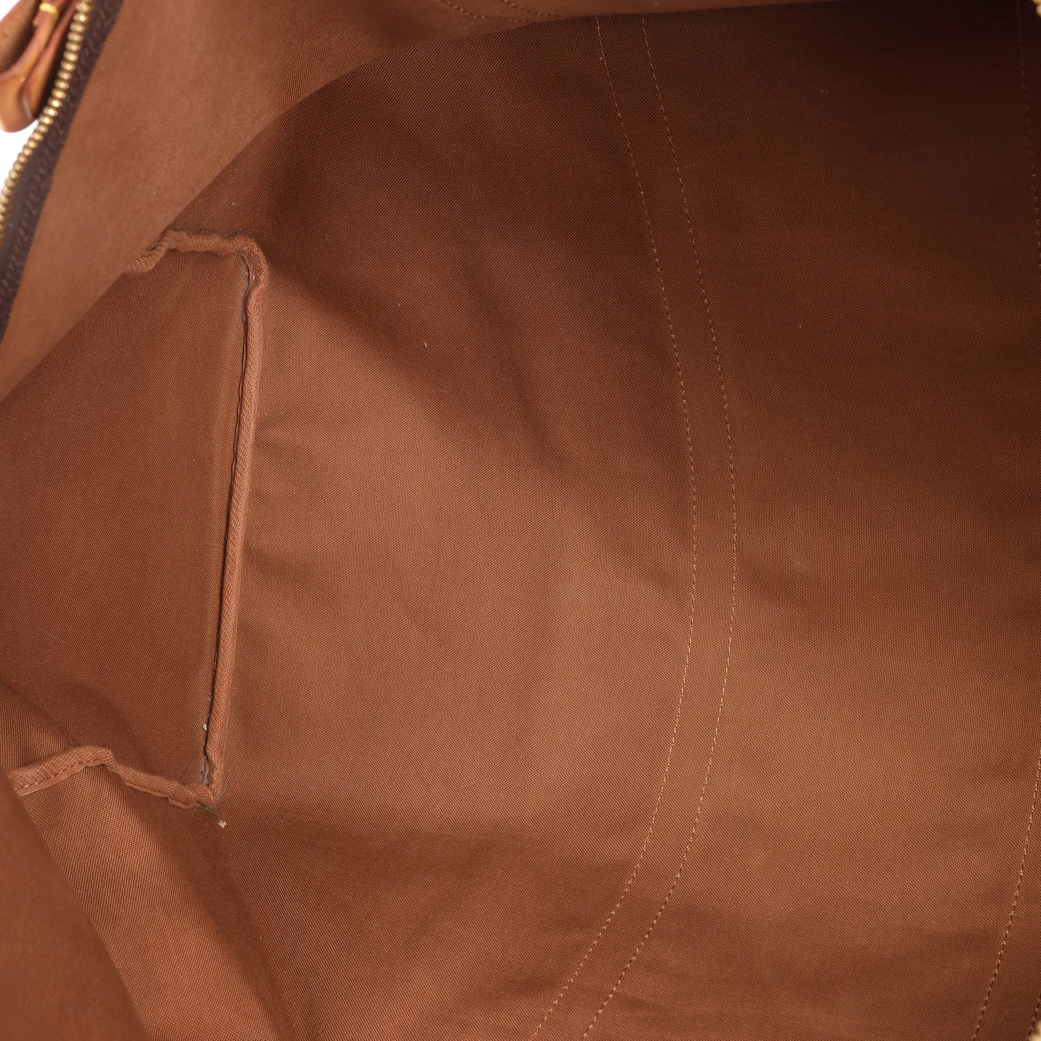 Louis Vuitton Keepall 60 Monogram Canvas Travel Bag in Brown M41422