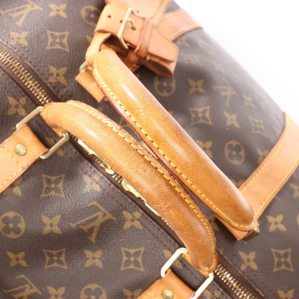 Louis Vuitton Keepall 60 Monogram Canvas Travel Bag in Brown M41422