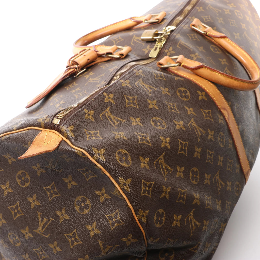 Louis Vuitton Keepall 60 Monogram Canvas Travel Bag in Brown M41422