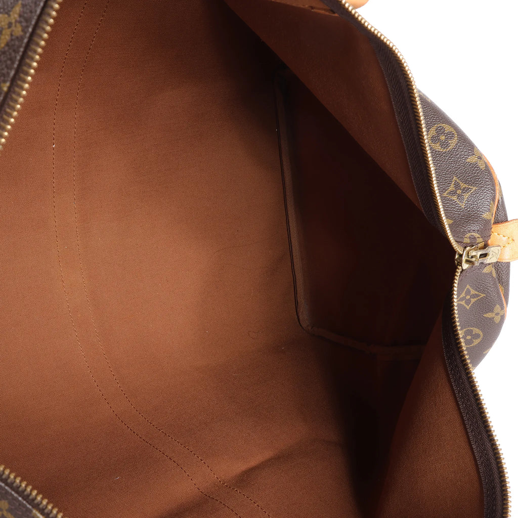 Louis Vuitton Keepall 60 Monogram Canvas Travel Bag in Brown M41422