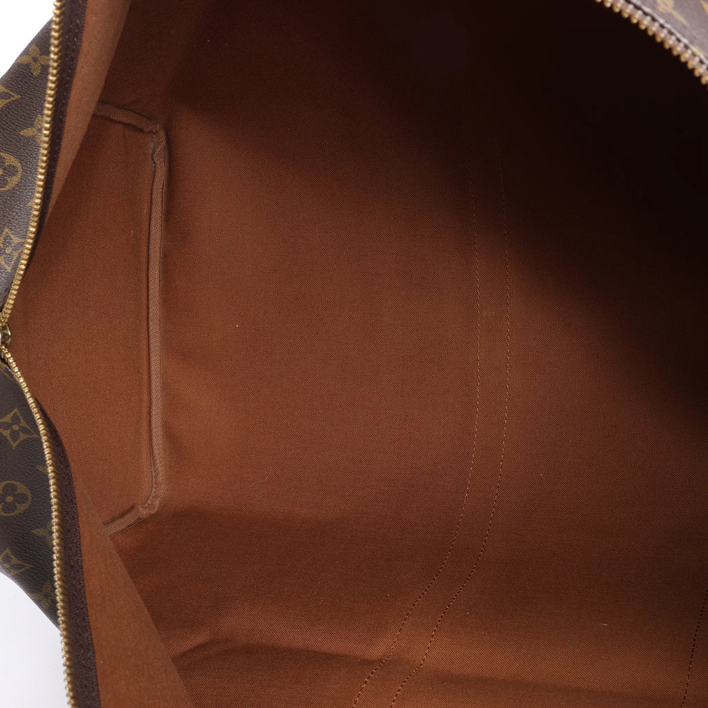 Louis Vuitton Keepall 60 Monogram Canvas Travel Bag in Brown M41422