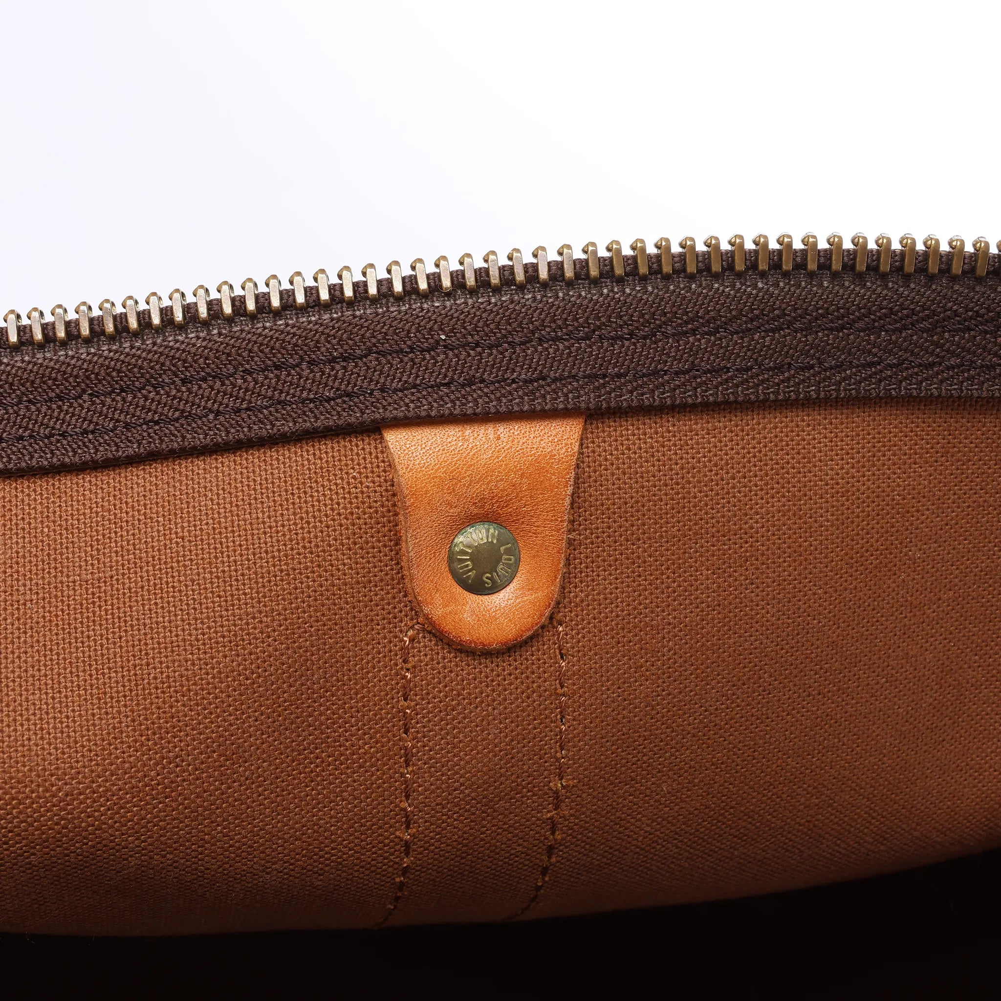 Louis Vuitton Keepall 60 Monogram Canvas Travel Bag in Brown M41422
