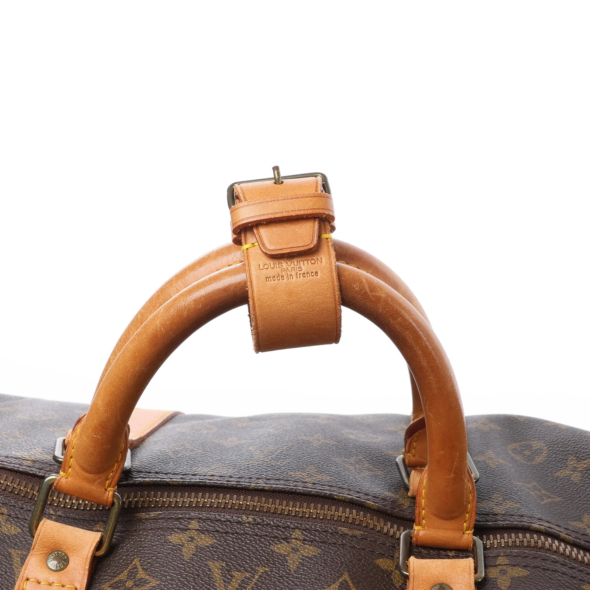 Louis Vuitton Keepall 60 Monogram Canvas Travel Bag in Brown M41422