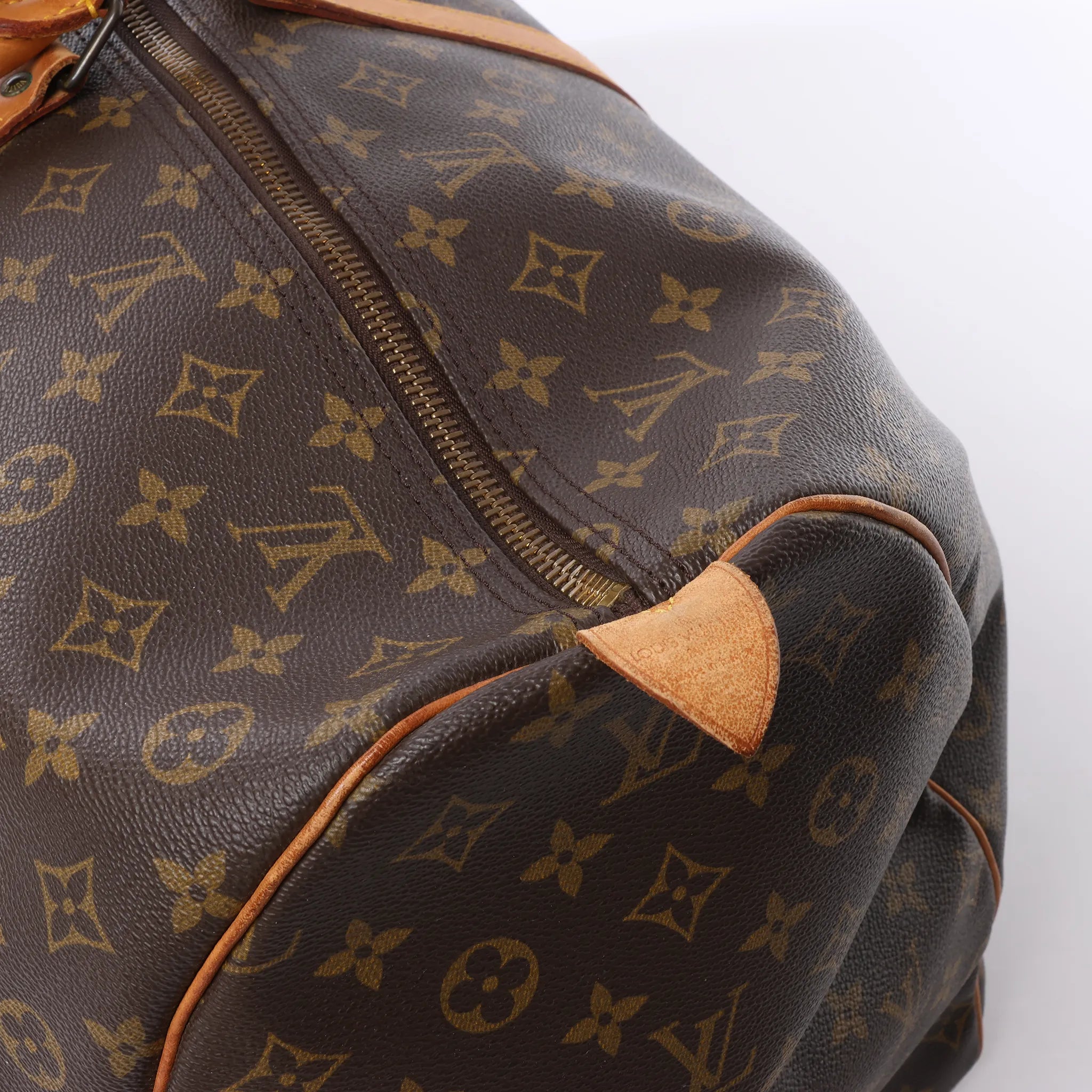Louis Vuitton Keepall 60 Monogram Canvas Travel Bag in Brown M41422