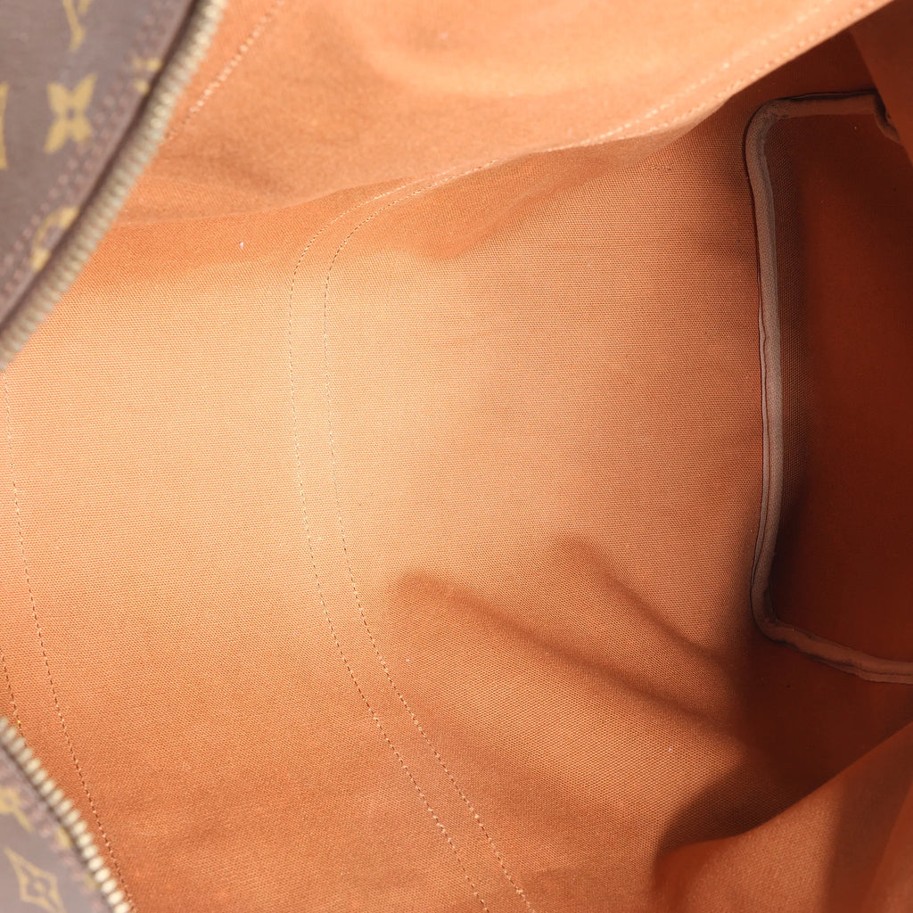 Louis Vuitton Keepall 60 Monogram Canvas Travel Bag in Brown M41422