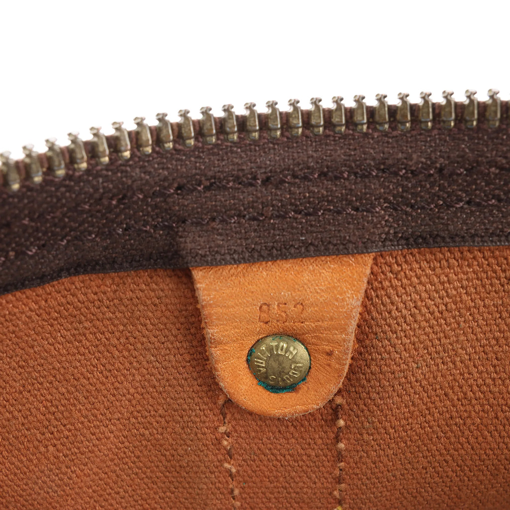Louis Vuitton Keepall 60 Monogram Canvas Travel Bag in Brown M41422